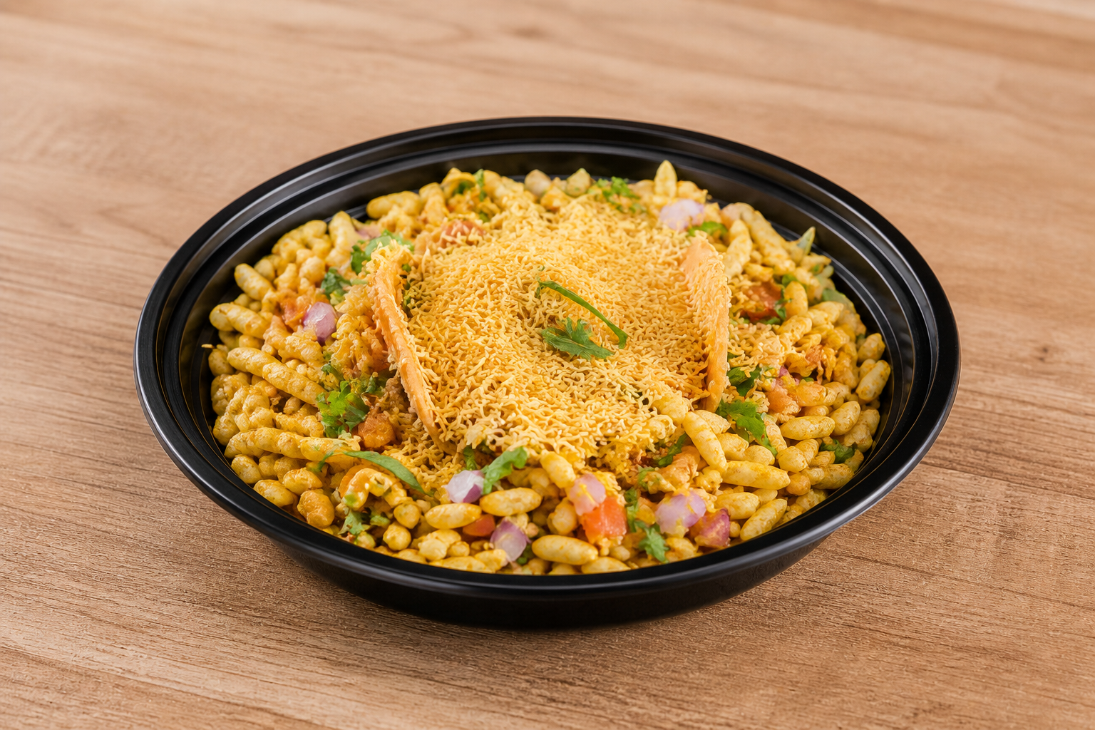 Bhel Puri live counter, Indian street food at Dilli-6 San Ramon